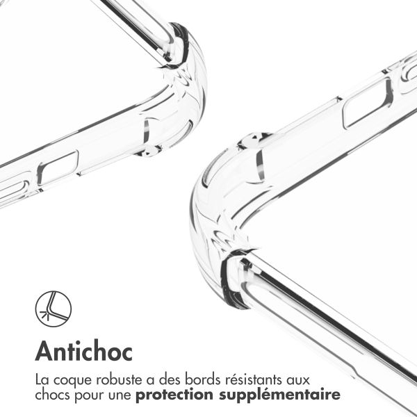 imoshion Coque silicone avec support de passe Samsung Galaxy S23 FE - Transparent