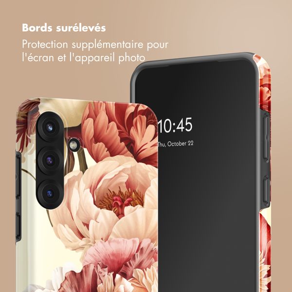 Selencia Coque arrière Vivid Samsung Galaxy S25 FE - Vintage Peony