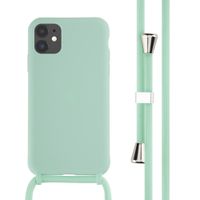 imoshion ﻿Coque en silicone avec cordon Apple iPhone 11 - Menthe verte