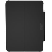 UAG Coque Plyo iPad Air 11 pouces (2024) M2 / Air 5 (2022) / Air 4 (2020) / Pro 11 (2020 / 2018) - Noir / Ice