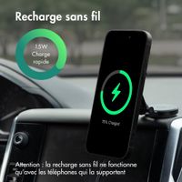 imoshion Support de téléphone pour voiture avec MagSafe - Chargeur sans fil - Tableau de bord - Noir