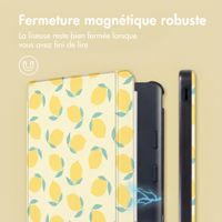 imoshion Design Slim Hard Sleepcover avec support Kobo Libra Colour - Citrus Dream