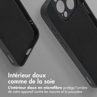 imoshion Coque Couleur avec MagSafe iPhone 15 Pro - Noir