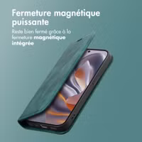 imoshion Étui de téléphone portefeuille Slim Motorola Thinkphone 25 / Edge 50 Neo / Edge 60 Neo - Vert