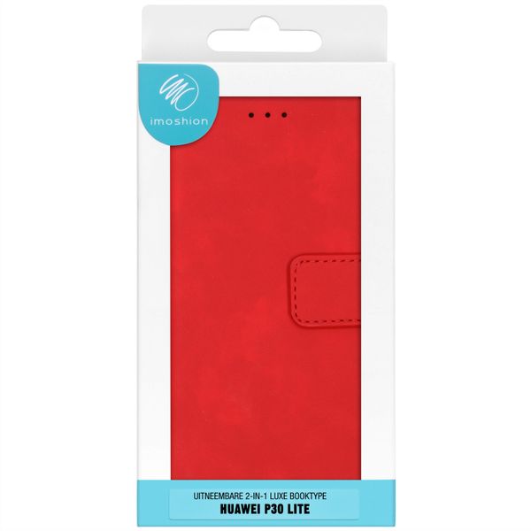 imoshion Etui de téléphone 2-en-1 amovible Huawei P30 Lite - Rouge