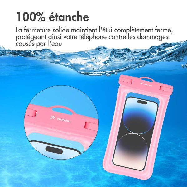 imoshion Pochette étanche universelle - Étui étanche pour téléphone - Rose