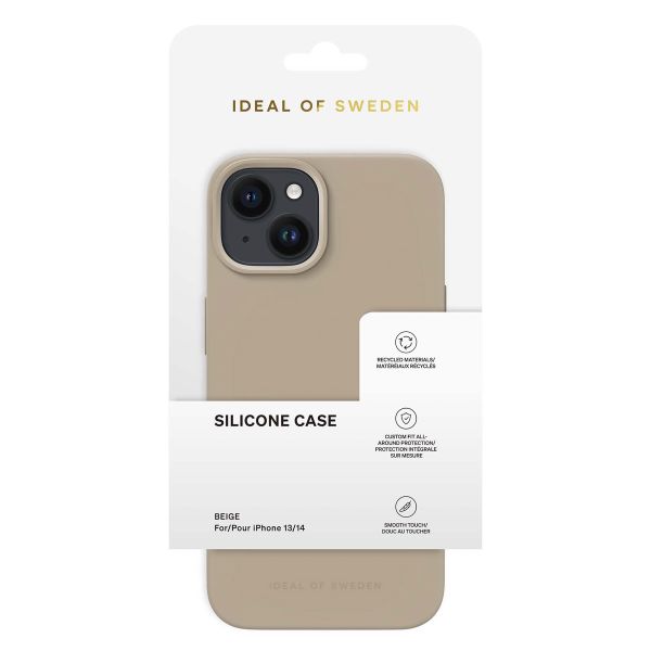 iDeal of Sweden Coque Silicone iPhone 14 - Beige