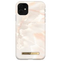 iDeal of Sweden Coque Fashion Apple iPhone 11 - Rose Pearl Marble