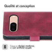 imoshion Etui de téléphone portefeuille avec cordon Google Pixel 8a - Rouge