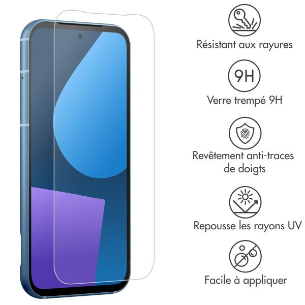 Accezz Protection d'écran en verre trempé 2-pack Fairphone 5