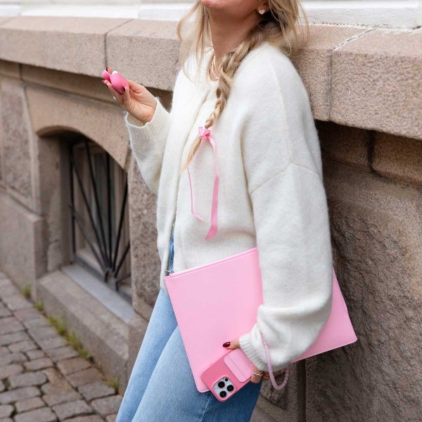 Holdit Coque Silicone Apple iPhone 15 Pro Max - Rouge Pink