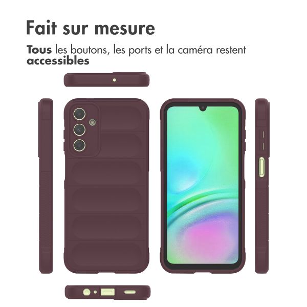 imoshion Coque arrière EasyGrip Samsung Galaxy A15 (5G/4G) - Aubergine