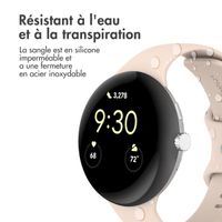 imoshion Bracelet en silicone Google Pixel Watch 3 - 45 mm - Taille S - Rose