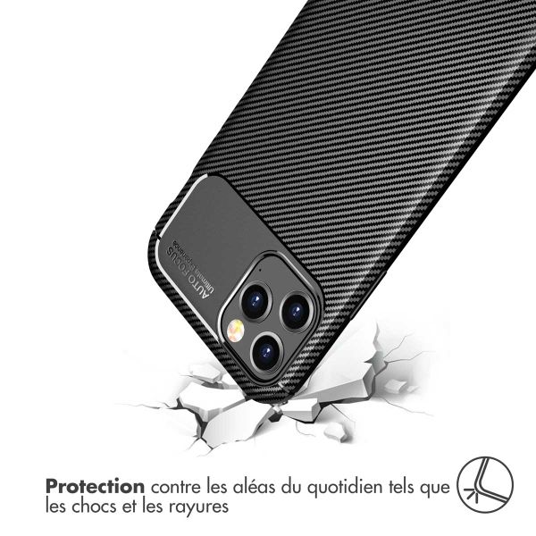 imoshion Coque silicone Carbon Apple iPhone 12 Pro Max - Noir