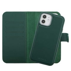 Selencia Étui portefeuille amovible Olyn avec MagSafe Apple iPhone 12 (Pro) - Vert