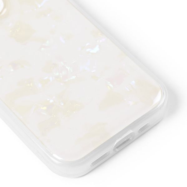 iDeal of Sweden Coque Pearlized Apple iPhone 15 Pro - Blanc