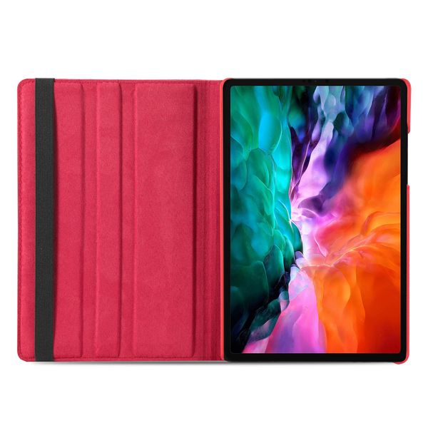 imoshion Coque tablette rotatif iPad Pro 12.9 (2022) / Pro 12.9 (2021) / Pro 12.9 (2020) - Rouge