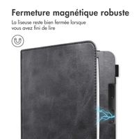 imoshion Étui de liseuse portefeuille avec strap et support Kobo Libra Colour - Noir