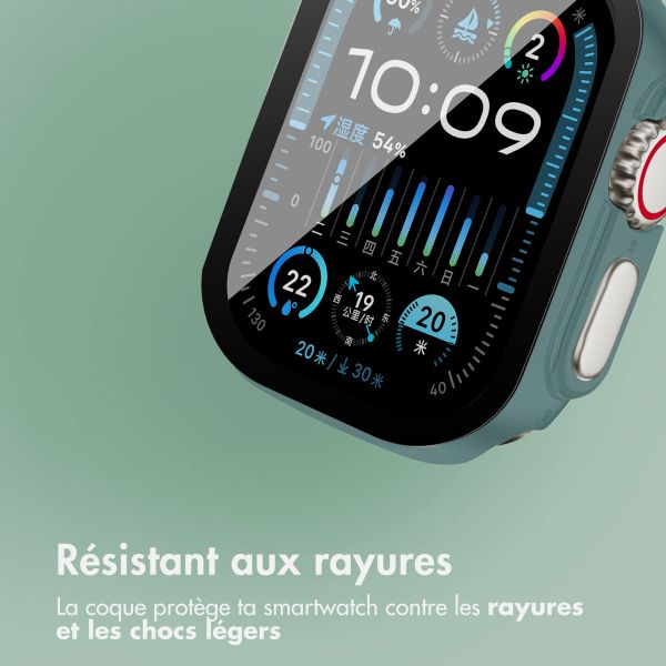imoshion Coque rigide à couverture complète Apple Watch Ultra / Ultra 2 / Ultra 3 - 49 mm - Vert foncé