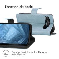 imoshion Étui de télephone portefeuille Google Pixel 9 / 9 Pro - Bleu clair
