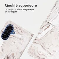 imoshion Étui de télephone portefeuille Design Samsung Galaxy A17 (5G) / (4G) - Sandy Marble