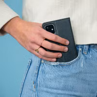 imoshion Étui de télephone portefeuille de luxe Samsung Galaxy S21 Ultra - Noir