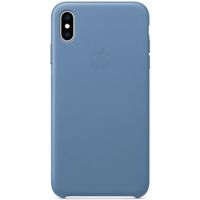 Apple Coque Leather iPhone Xs Max - Cornflower