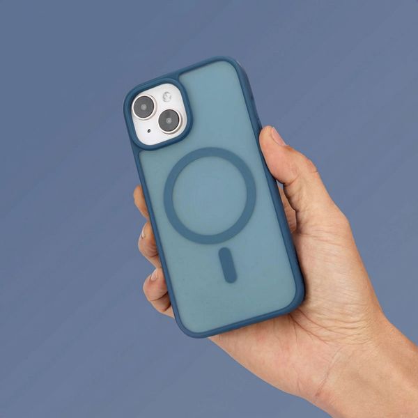 imoshion Coque Color Guard avec MagSafe Apple iPhone 15 - Bleu foncé