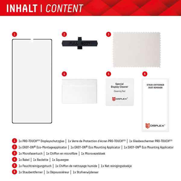 Displex Protection d'écran en verre trempé ProTouch Eco Samsung Galaxy S23 Ultra