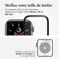 Accezz 2x Protecteur d'écran avec applicateur Apple Watch Series 10 - 46 mm