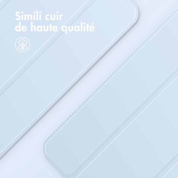 imoshion Magnetic etui de téléphone portefeuille Apple iPad Air 11 pouces (2025) M3 / (2024) M2 / Air 5 (2022) / Air 4 (2020) - Bleu clair