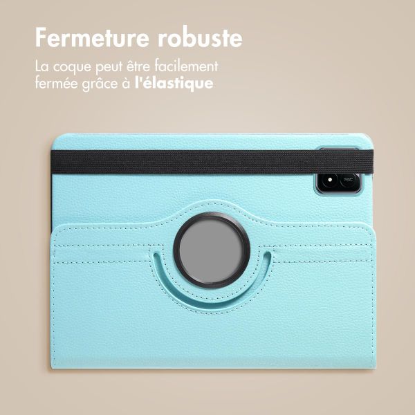 imoshion Coque tablette rotatif à 360° Xiaomi Pad 6S Pro 12.4 - Bleu clair