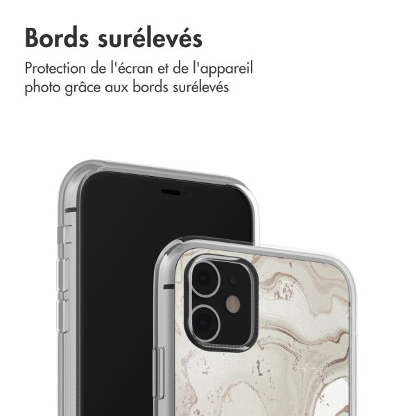 imoshion Coque design pour iPhone 11 - Sandy Marble