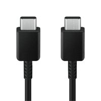 Samsung Original câble USB-C vers USB-C emballage d'usine - 1.8 mètre - 45 Watt - Noir