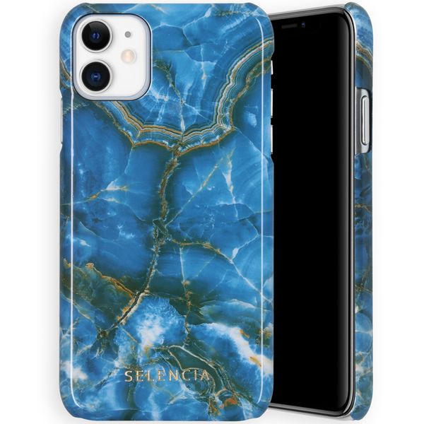 Selencia Coque Maya Fashion iPhone 11 - Onyx Blue