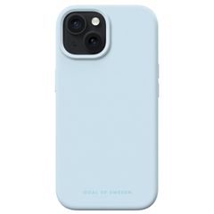 iDeal of Sweden Coque en silicone avec MagSafe Apple iPhone 17e / 16e / 15 / 14 / 13 - Light Blue