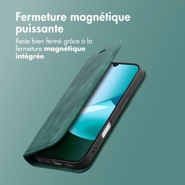imoshion Étui de téléphone portefeuille Slim Xiaomi Redmi 15C (5G) - Vert