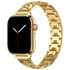 Selencia Bracelet Chain Apple Watch Series 1 - 9 / SE (38/40/41 mm) | Series 10 / 11 (42 mm) - Doré