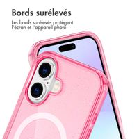 imoshion Coque Pailletée avec MagSafe Apple iPhone 17 - Rose