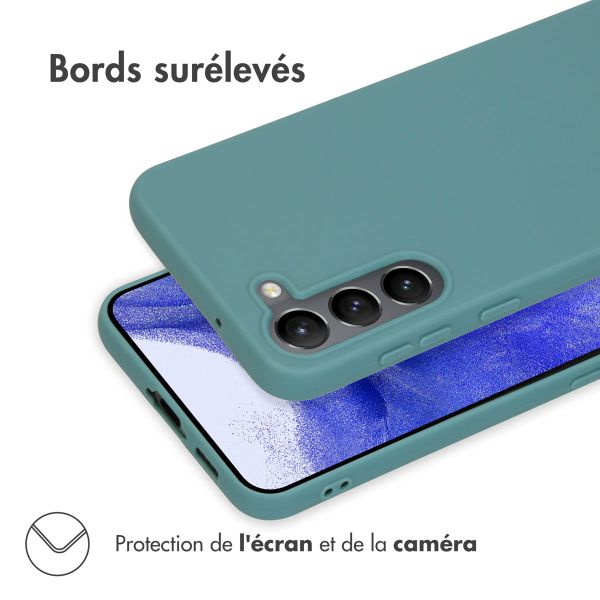 imoshion Coque Couleur Samsung Galaxy S23 Plus - Vert foncé