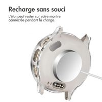 imoshion Coque rigide à couverture complète Garmin Venu 3s - Transparent