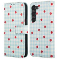 imoshion Étui de télephone portefeuille Design Samsung Galaxy S23 - Cherry Check