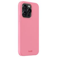 Holdit Coque Silicone iPhone 15 Pro Rouge - Pink