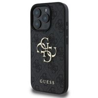 Guess Coque 4G Metal Logo Backcover Apple iPhone 16 Pro Max - Noir