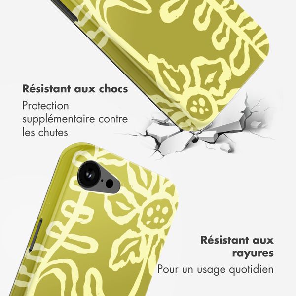 Selencia Coque arrière Vivid Apple iPhone 17e / 16e - Chalky Bloom
