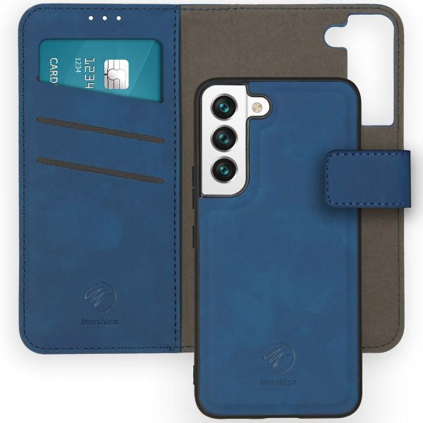 imoshion Etui de téléphone de luxe 2-en-1 amovible Samsung Galaxy S22 - Bleu foncé