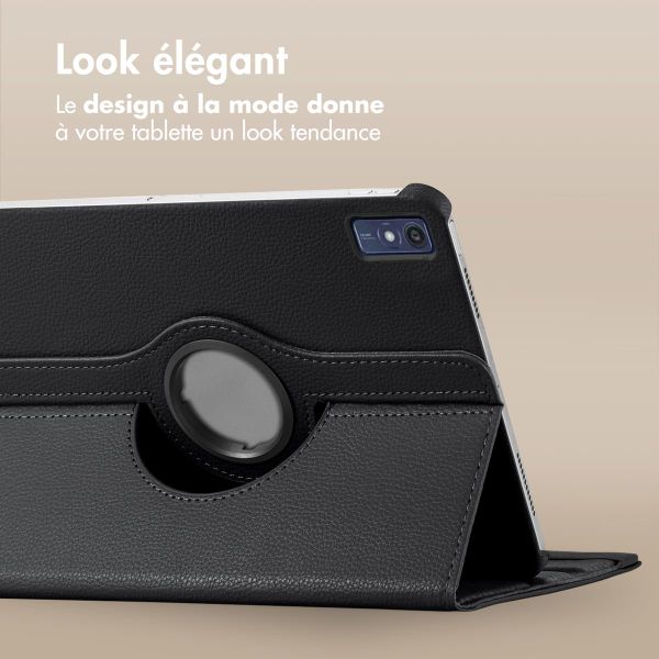 imoshion Coque tablette rotatif à 360° Lenovo Tab P12 - Noir