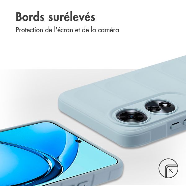 imoshion Coque arrière EasyGrip Oppo A60 4G - Bleu clair