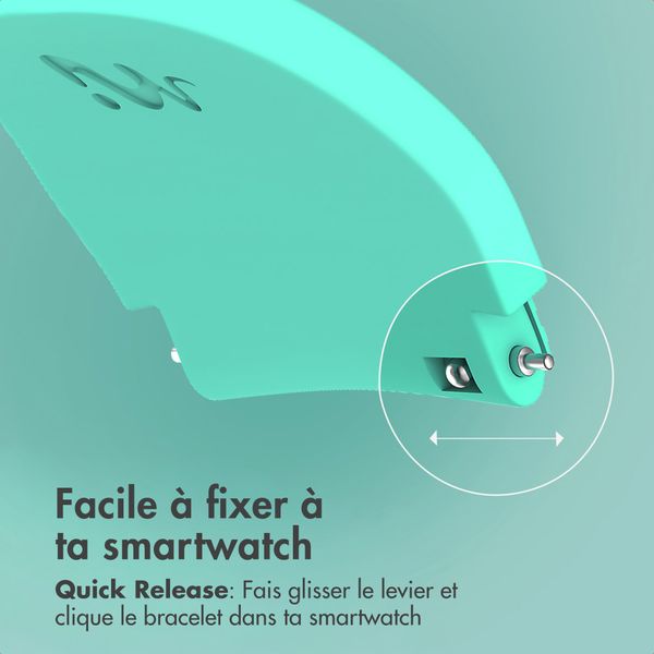 imoshion Bracelet en silicone souple - Connexion universelle 20 mm - Vert menthe