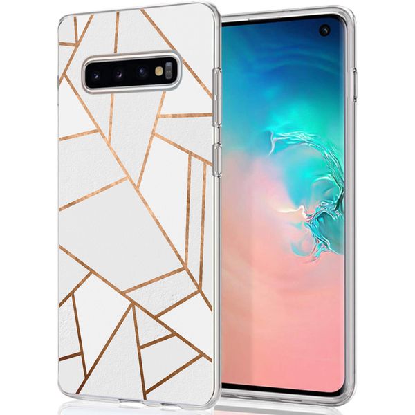 imoshion Coque Design Samsung Galaxy S10 - White Graphic